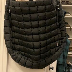Free People Movement Quilted Carryall, new, black